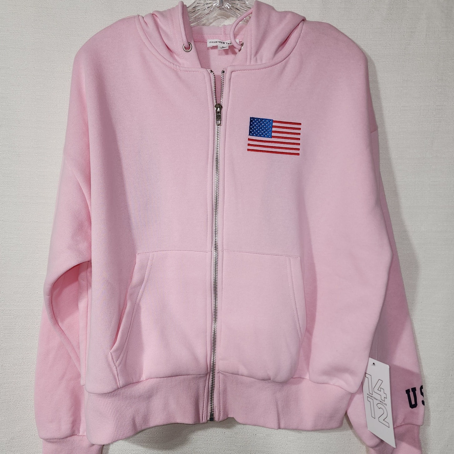 United States 1993 Women's Pink Hoodie Large